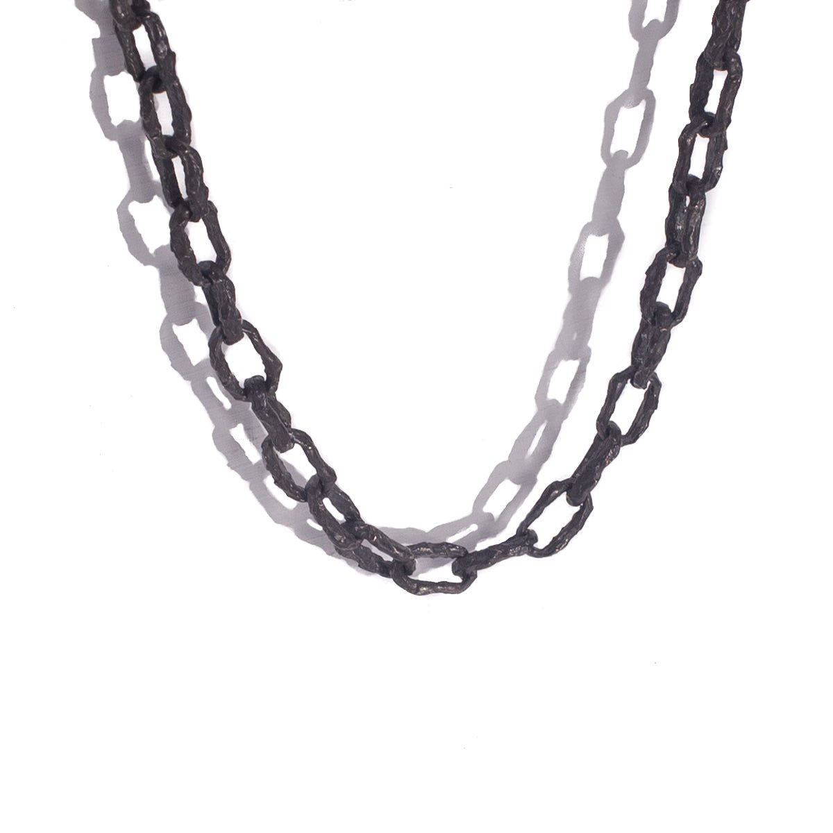 Ula Chain Necklace | Black Oxidized 925 Sterling Silver 16